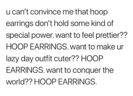 Hoop earrings are so powerful! 😂🫶🏼🛍️

#LTKOver40 #LTKStyleTip #LTKFindsUnder100