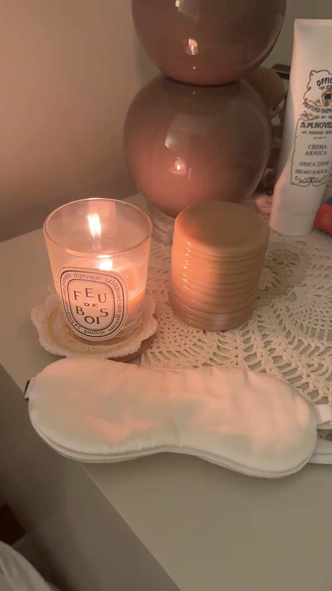 Just girl things. Candle, moisturizer and sleep mask. Cozy Saturday night. Candle smells incredible and moisturizer has a retinol in it. It also comes with refills, which is really nice for the planet.

#LTKBeauty #LTKselfcare #LTKOver40