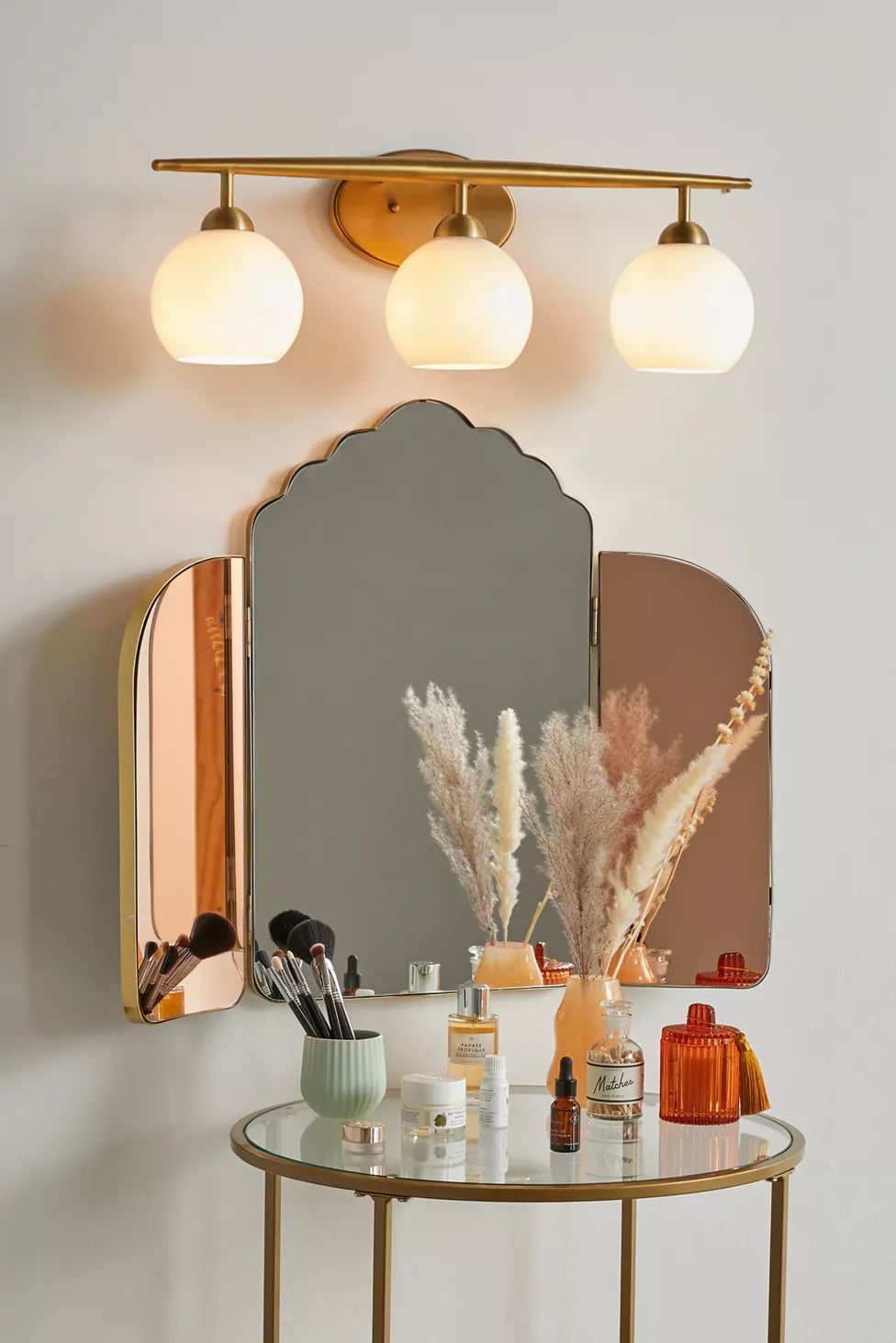 Reese Tri-Globe Sconce | Urban Outfitters (US and RoW)