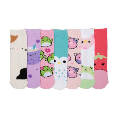 Girls' Squishmallows 7 Days Of Cozy Socks | Target