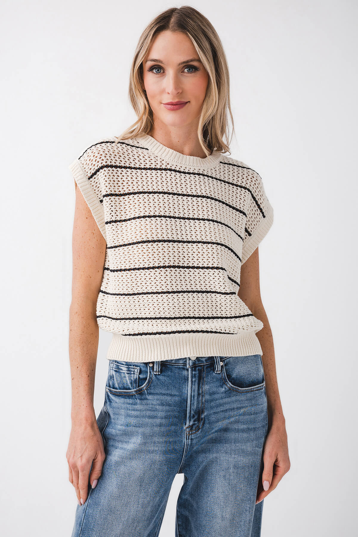 Z Supply Ines Striped Sweater | Social Threads