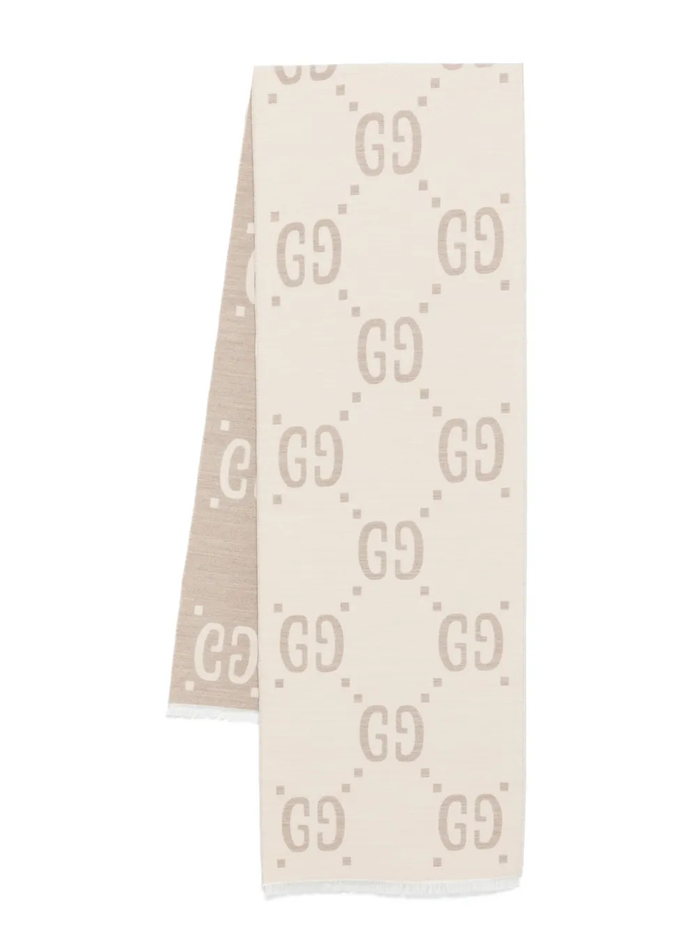 Gucci | GG-jacquard Scarf  | Neutrals | FARFETCH PT | Farfetch Global