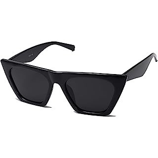 FEISEDY Vintage Square Cat Eye Sunglasses Women Trendy Cateye Sunglasses B2473 | Amazon (US)