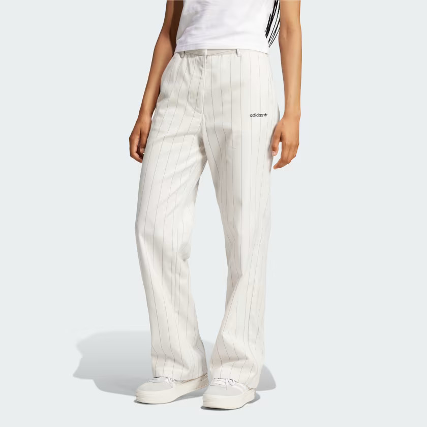 Pinstripe Twill Loose Pants | adidas (US)
