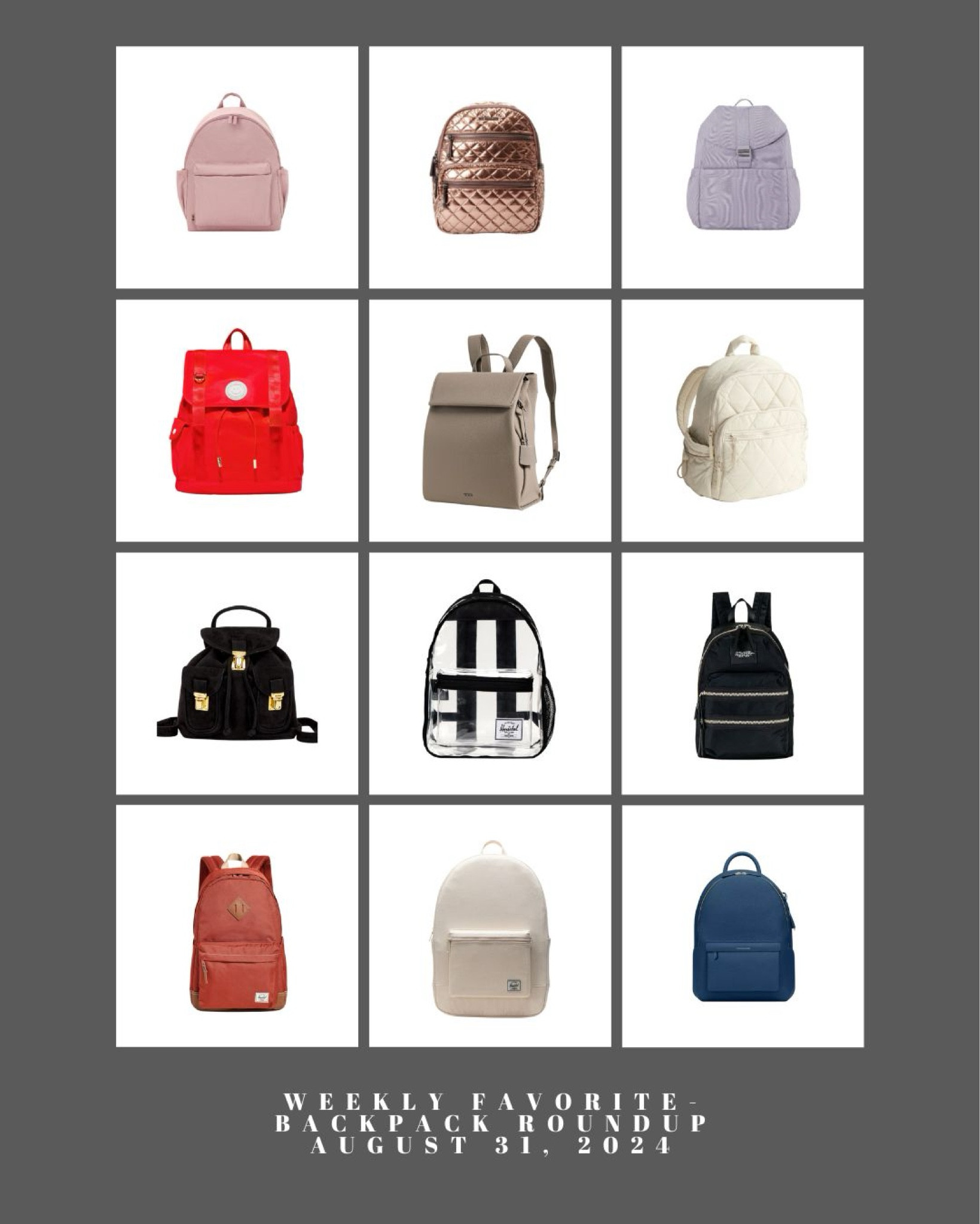 Weekly Favorites- Womens Backpacks- August 31, 2024
#WomensBackpacks #StylishBackpacks #BackpackFashion #TravelBackpacks #EverydayBackpack #BackpackStyle #FashionBackpacks #ChicBackpacks #BackpackTrends #LeatherBackpack #CasualBackpack #BackpackOutfit #CuteBackpacks #FunctionalBackpack #BackpackEssentials #ModernBackpacks #everydaybag #DesignerBackpacks #BackpackLove #VersatileBackpack 


#LTKSeasonal #LTKStyleTip #LTKBacktoSchool