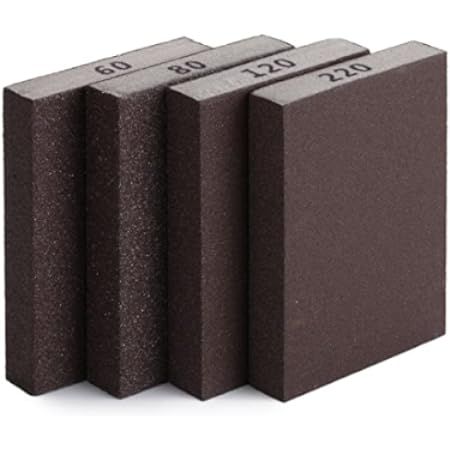 Sanding Sponge, Auerllcy Coarse/Medium/Fine/Superfine 4 Different Specifications Sanding Blocks Asso | Amazon (US)