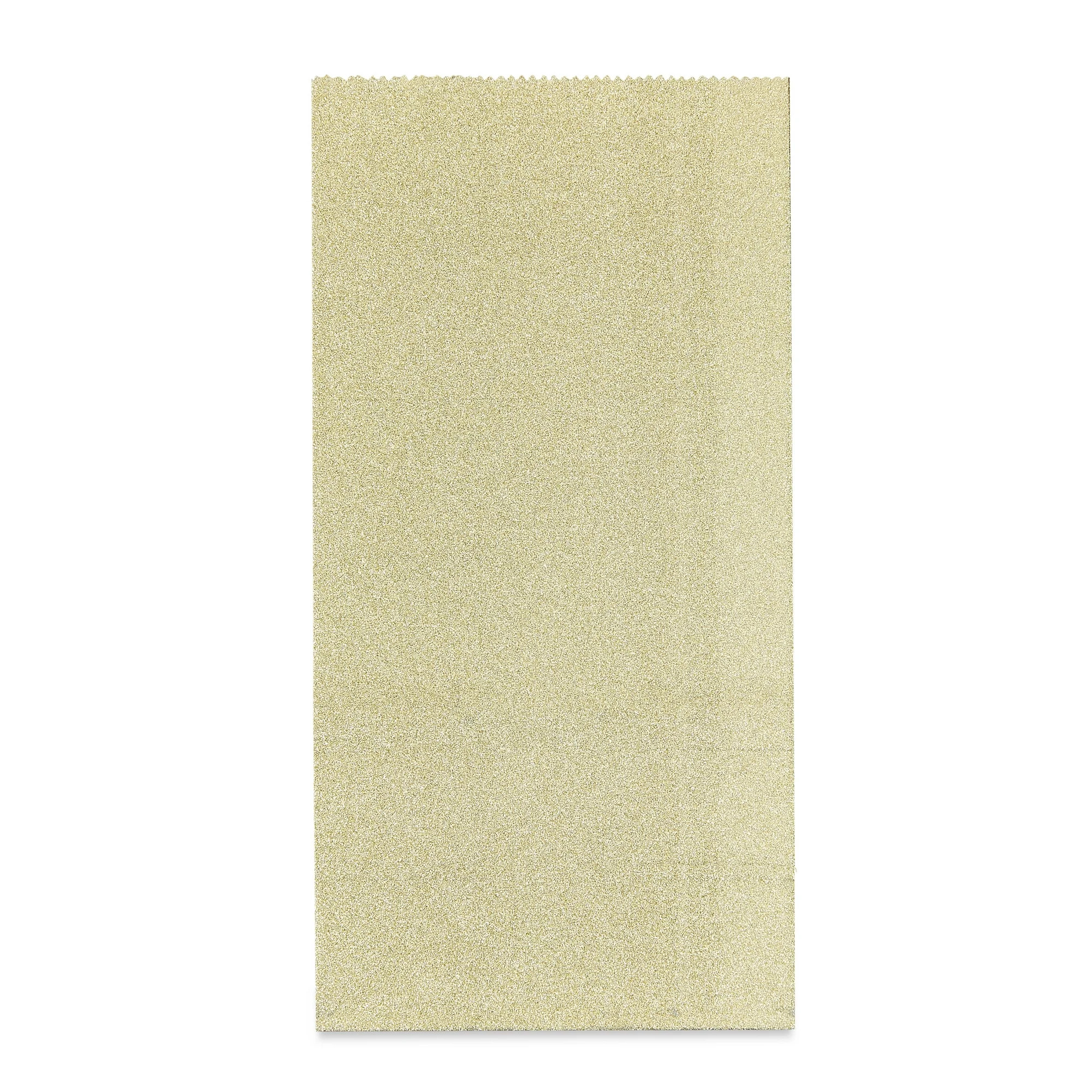 Gold Glitter Treats Bags, 3.5" x 2.3" x 7", 8 Pieces, by Way To Celebrate | Walmart (US)