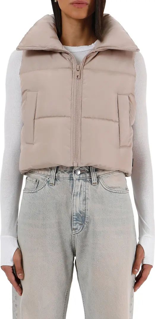 Shaun Hooded Crop Puffer Vest | Nordstrom