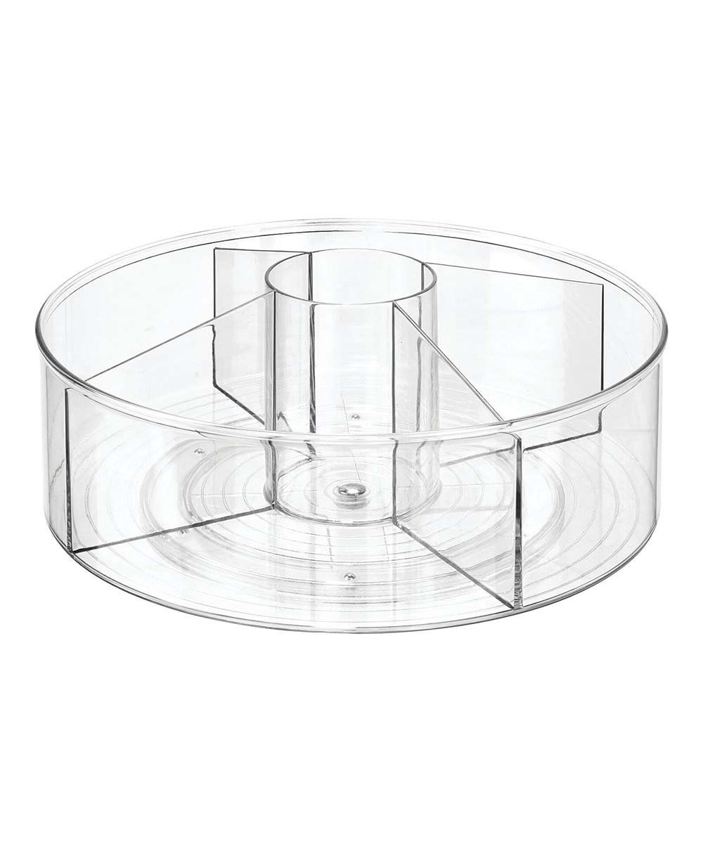 Clear Four-Compartment Lazy Susan | Zulily