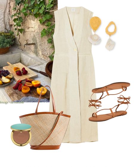 Warm weather getaway outfit. This Italian linen vest would be so chic with a slip underneath it. It’s also 70% off right now!

Resort wear, travel outfit, Warm weather getaway, linen dress, summer sale, linen sale, beach vacation, Florida outfit, palm beach outfit 

#LTKGiftGuide #LTKstyletip #LTKSeasonal