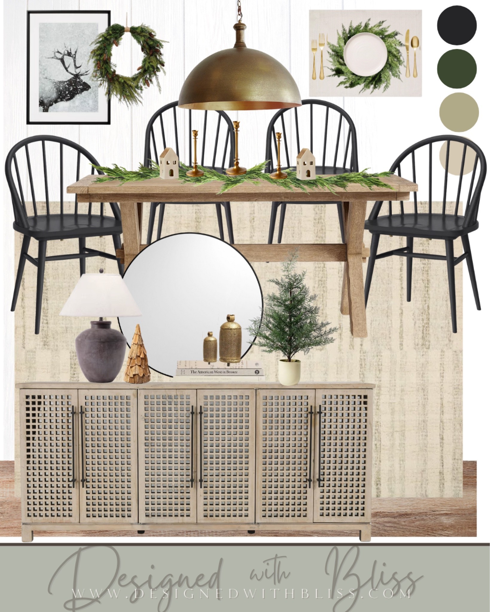 Holiday Dining Room 

#LTKfamily #LTKhome #LTKHoliday