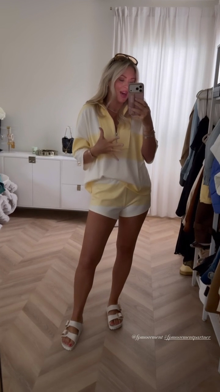 This yellow set 💛✨
 — lightweight, comfy, and so cute. The shorts have an elastic waist (love) and it comes in more pretty spring colors too 🙌🏼 I’m wearing smalls!

Also grabbed the acid wash hoodie — it’s so soft. Comes in more colors as well! 


spring outfits 2026, matching sets, lounge set, casual outfits, amazon finds, comfy outfits, travel outfit, athleisure, everyday style

#LTKSeasonal #LTKootd #LTKActive