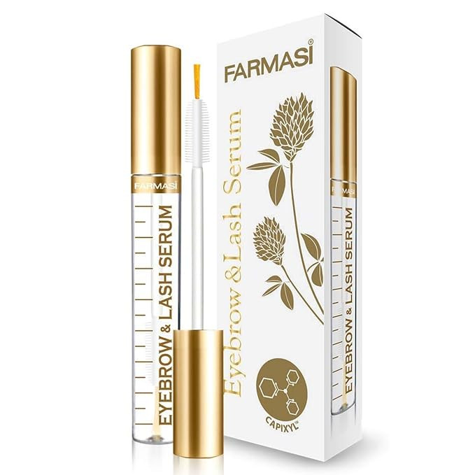 FARMASi Eyebrow and Lash Serum, Advanced Eyelash Serum to Boost Fuller Thicker, Longer, Healthier... | Amazon (US)