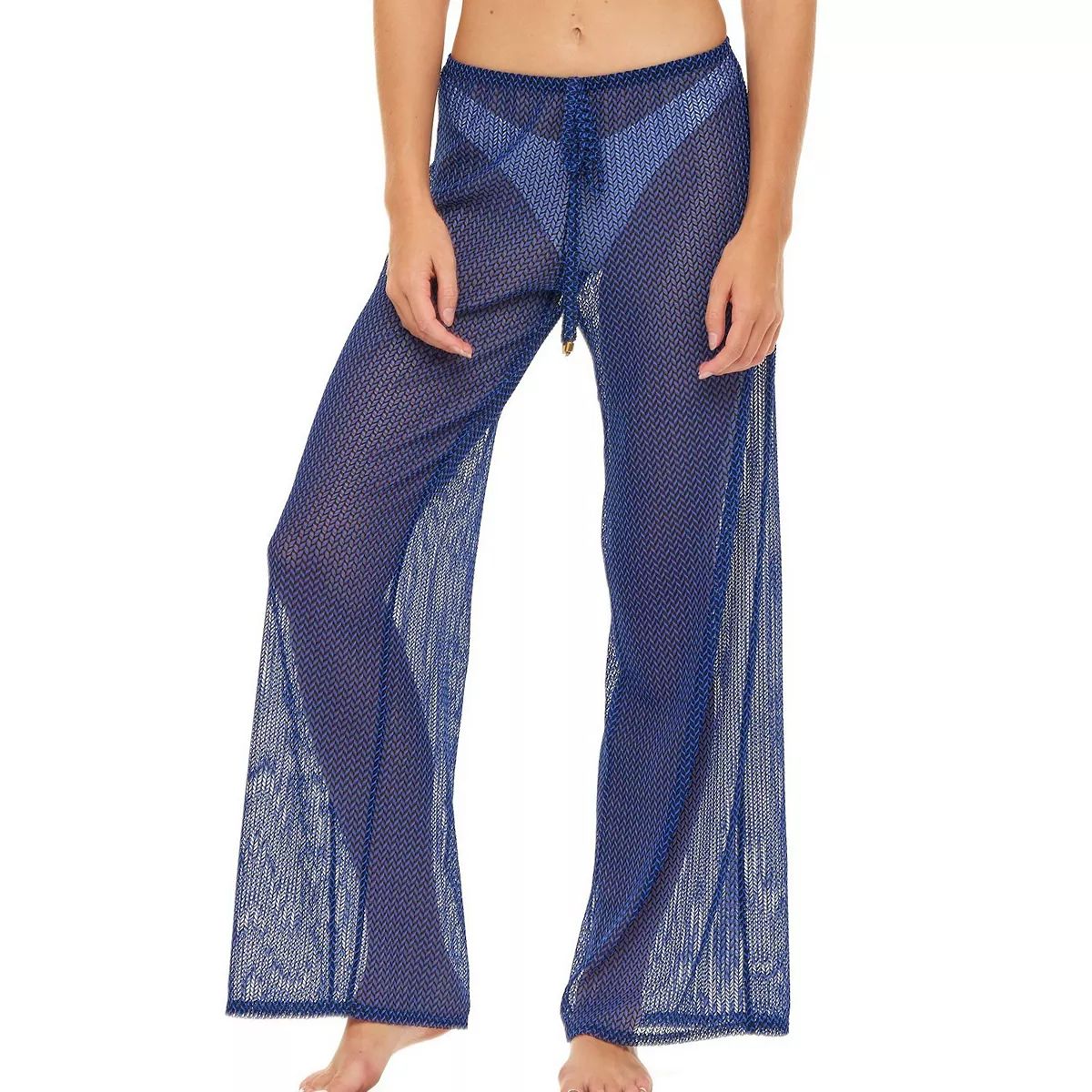 Women's Jordan Taylor Print Sheer Swim Cover-Up Pants | Kohl's