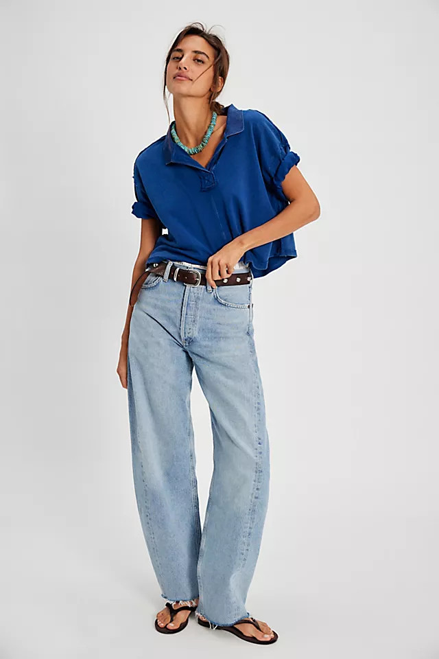 AGOLDE Luna Pieced Jeans | Free People (Global - UK&FR Excluded)