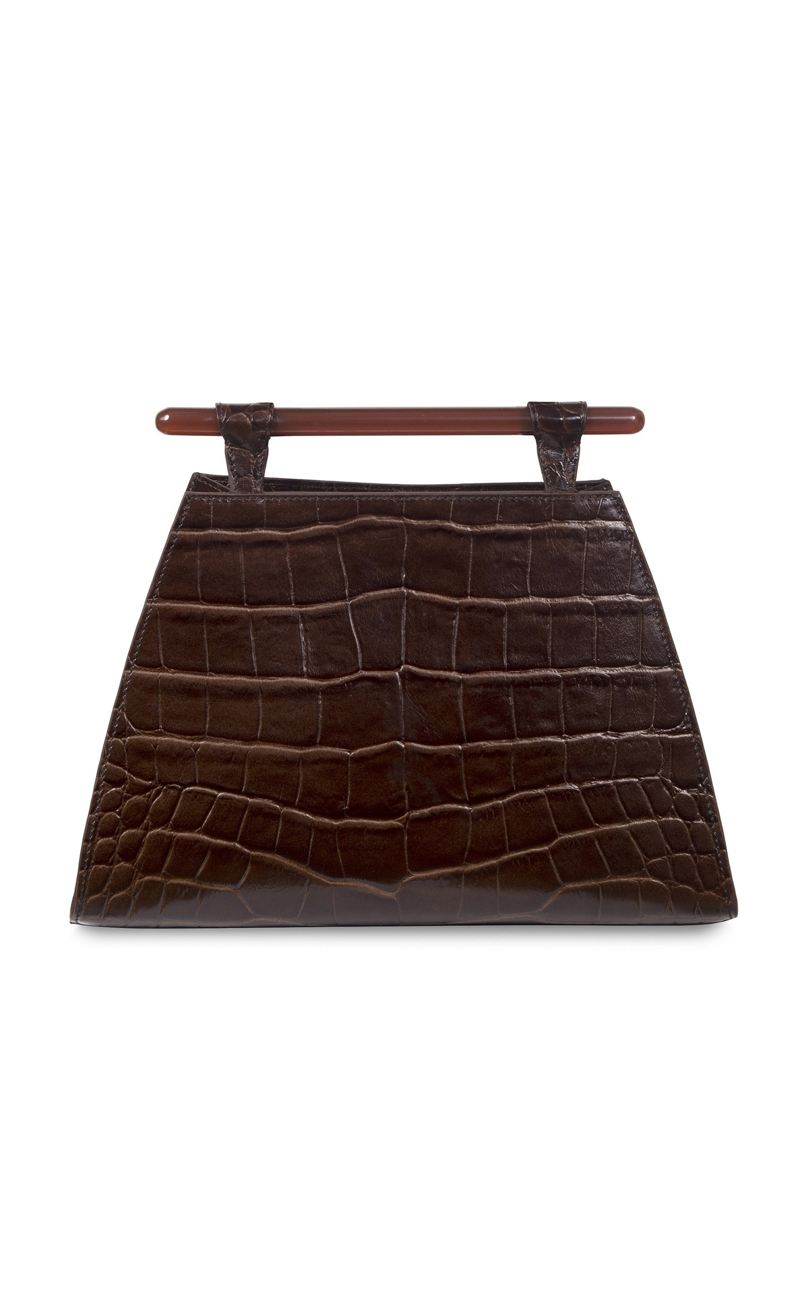 Johnny Croc-Effect Leather Bag | Moda Operandi Global