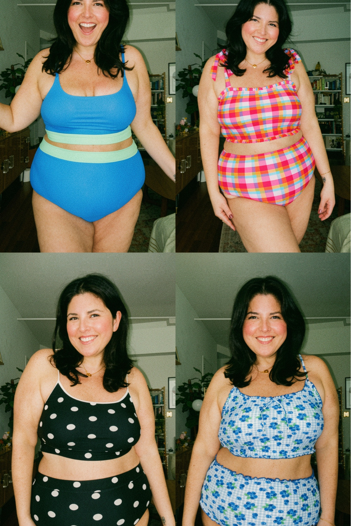Two piece swimsuits on a size 16/18! Absolutely love the blue ones omg  

#LTKPlusSize #LTKSwim #LTKTravel