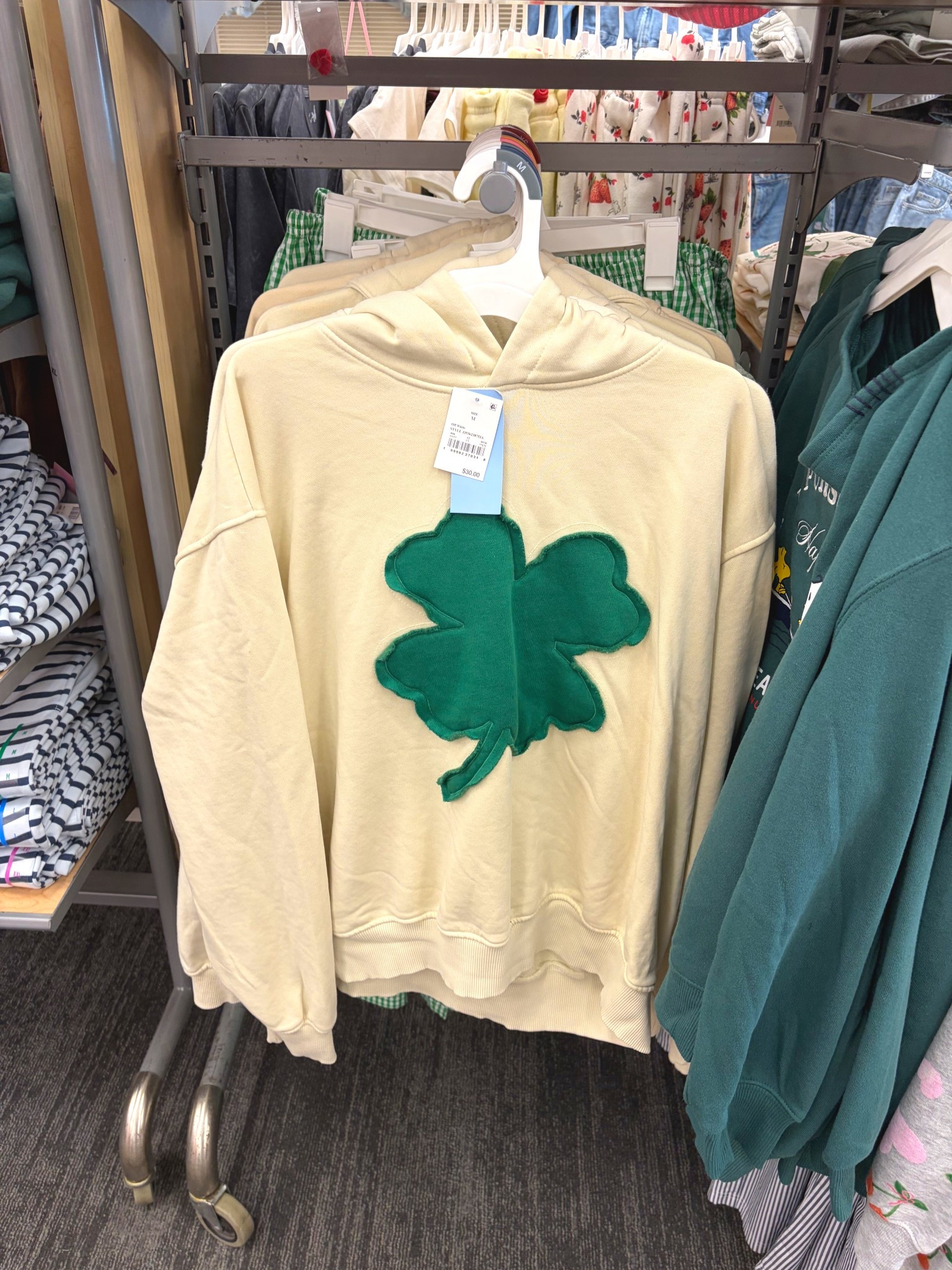 Fun Shamrock women’s sweatshirt for Saint Patrick’s Day and beyond!  

St Patricks Day outfit 
Target sweatshirts
Casual St Patty’s day looks
Four Leaf Clover sweatshirt and earrings
Green tops 

#LTKfindsunder50 

#LTKSeasonal