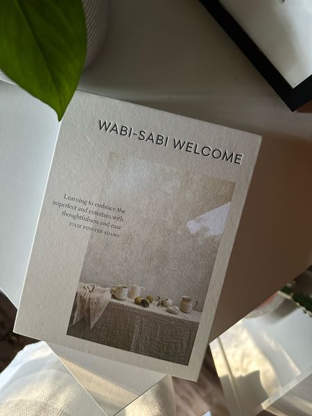 Wabi sabi welcome book

#LTKfindsunder50 #LTKhome