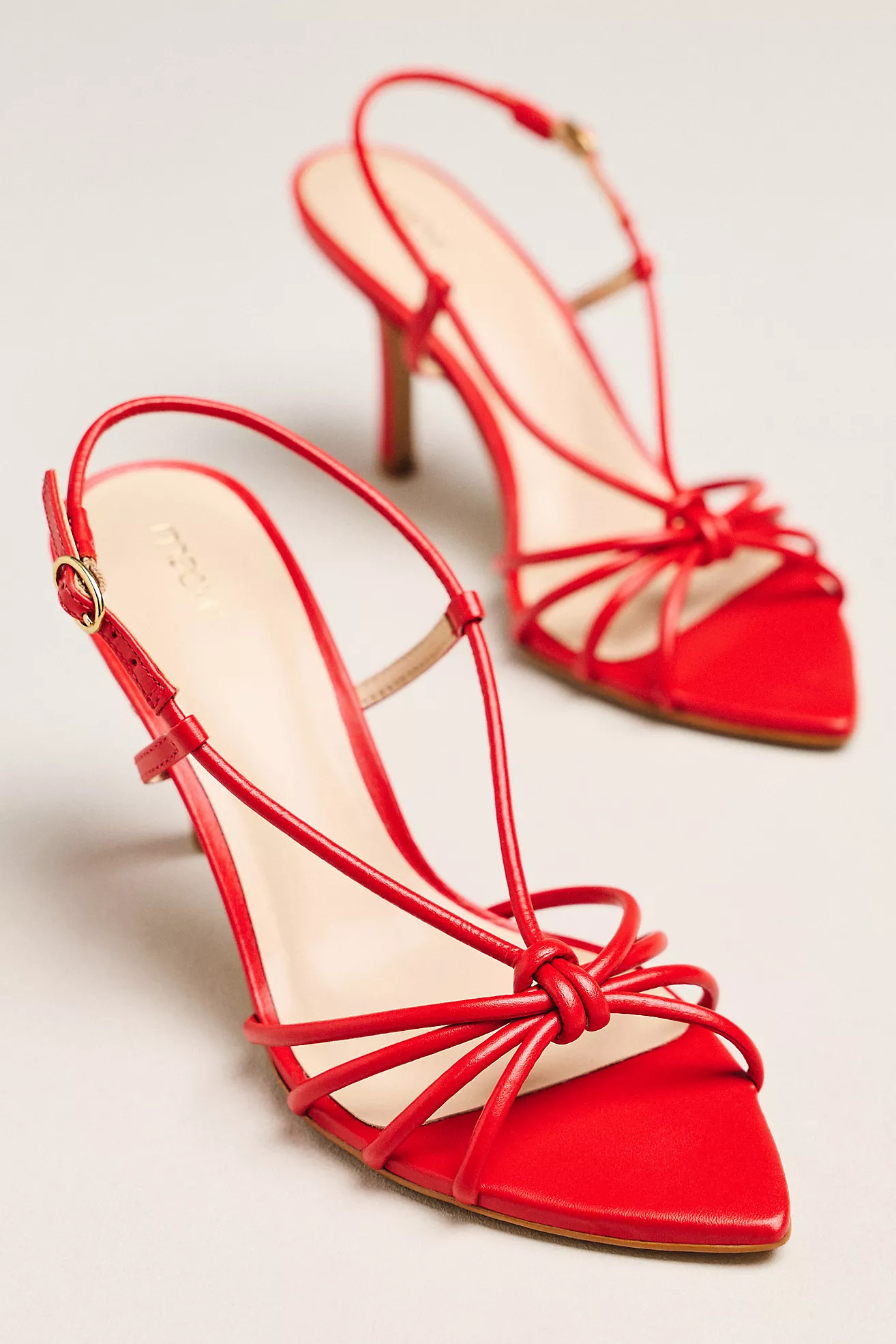 Maeve Strappy Pointed-Toe Heels | Anthropologie (US)