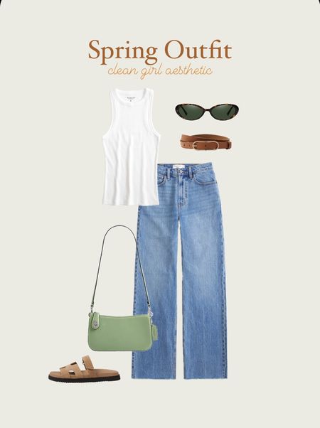 spring outfits, spring outfits 2024, spring outfits amazon, spring fashion, march outfit, casual spring outfits, spring outfit ideas, cute spring outfits, cute casual outfit, date night outfit, date night outfits, shoulder bag, vacation outfit, resort outfit, spring outfit, resort wear, coach bag, shoulder bag, green purse, purse, tote bag amazon, clean girl aesthetic, st patricks day outfit, abercrombie jeans, high waisted jeans, medium wash jeans, jeans women, jeans outfits, jeans for work, tank top, white tank, coach purse

#LTKfindsunder100