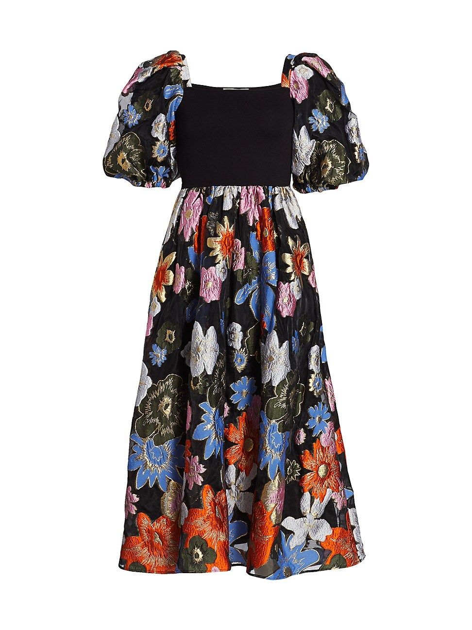 Stine Goya Women's Dream Extreme Monika Floral Puff-Sleeve A-Line Dress - Botanical - Size XS | Saks Fifth Avenue