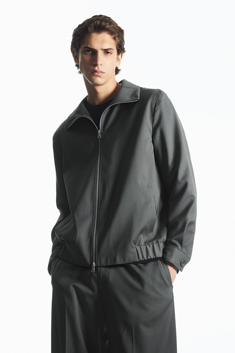 LEICHTE WOLLJACKE - GRAU - Coats and Jackets - COS | COS (EU)