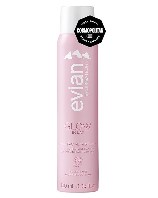 BRUMISATEUR Evian Glow Facial Mist | Hydrating Mineral Water Face Spray with Aloe & White Tea | D... | Amazon (US)