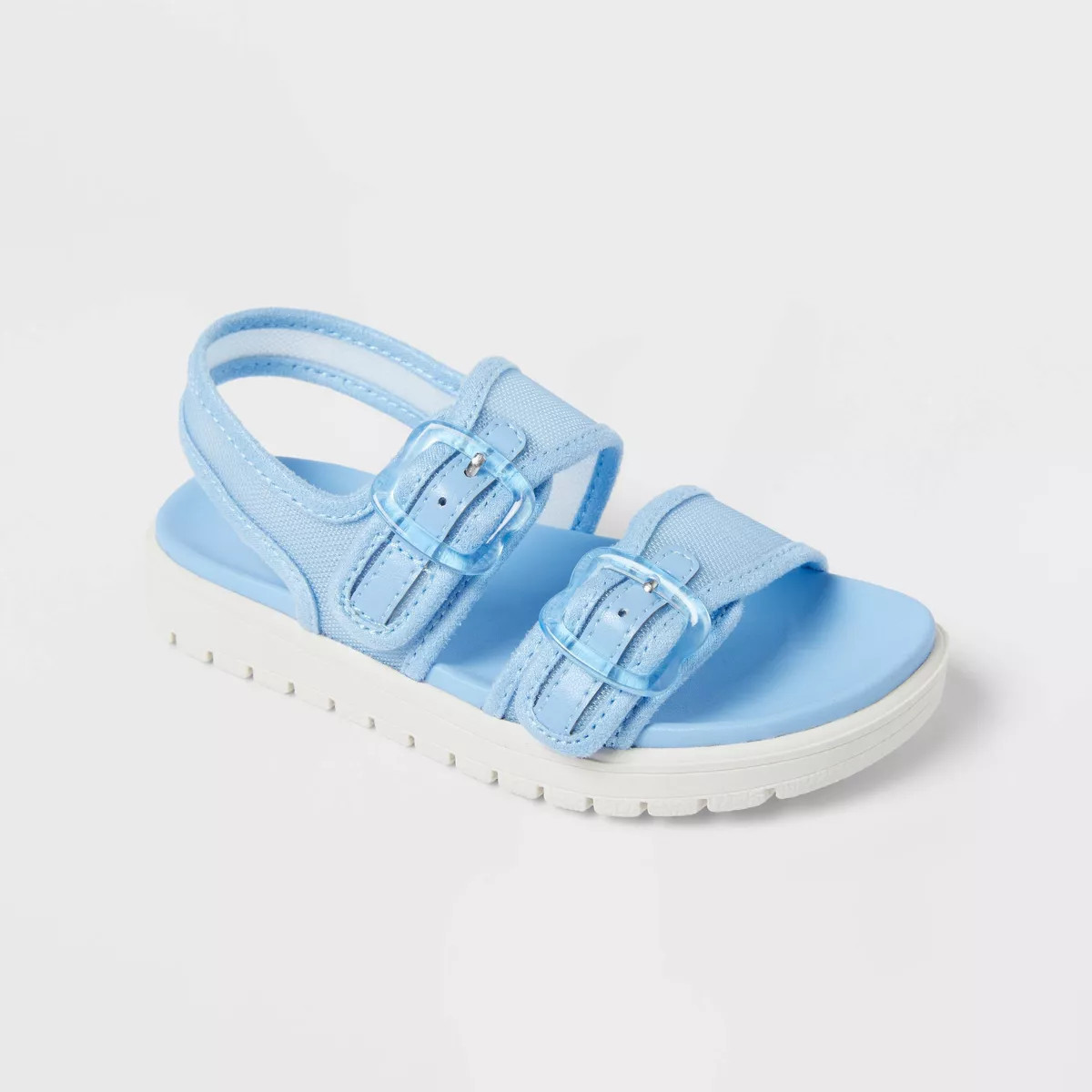 Toddler Mesh Footbed Sandals - Cat & Jack™ Pink 6T: Adjustable Strap, Open Toe, Contoured Footb... | Target