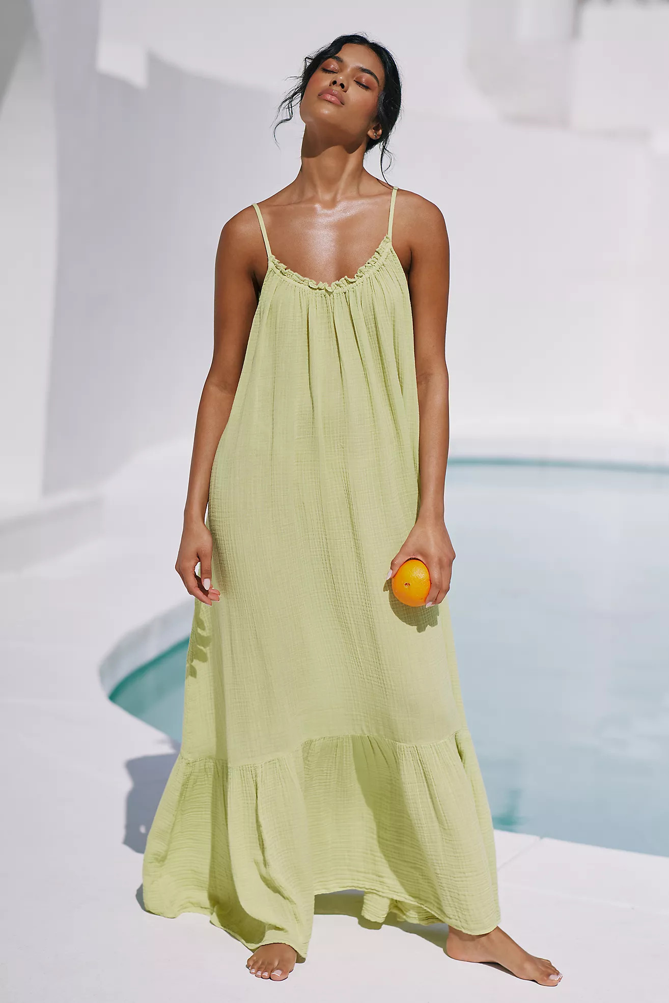 The Malika Gauze Dress | Anthropologie (US)