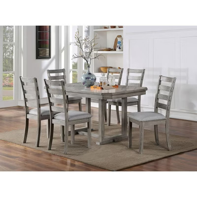 7-Piece Dining Set with Kitchen Table and 6 Side Chairs | Target