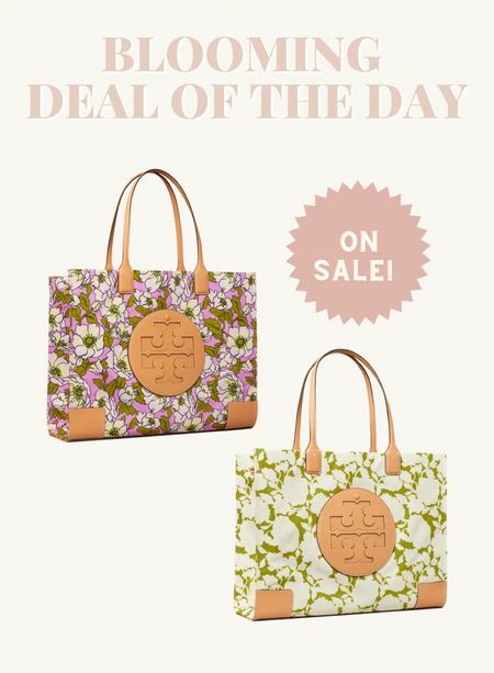 Tory Burch Ella printed tote on sale!!! Y’all loved the one I bought last year! #thebloomingnest 

#LTKSale #LTKSeasonal #LTKitbag
