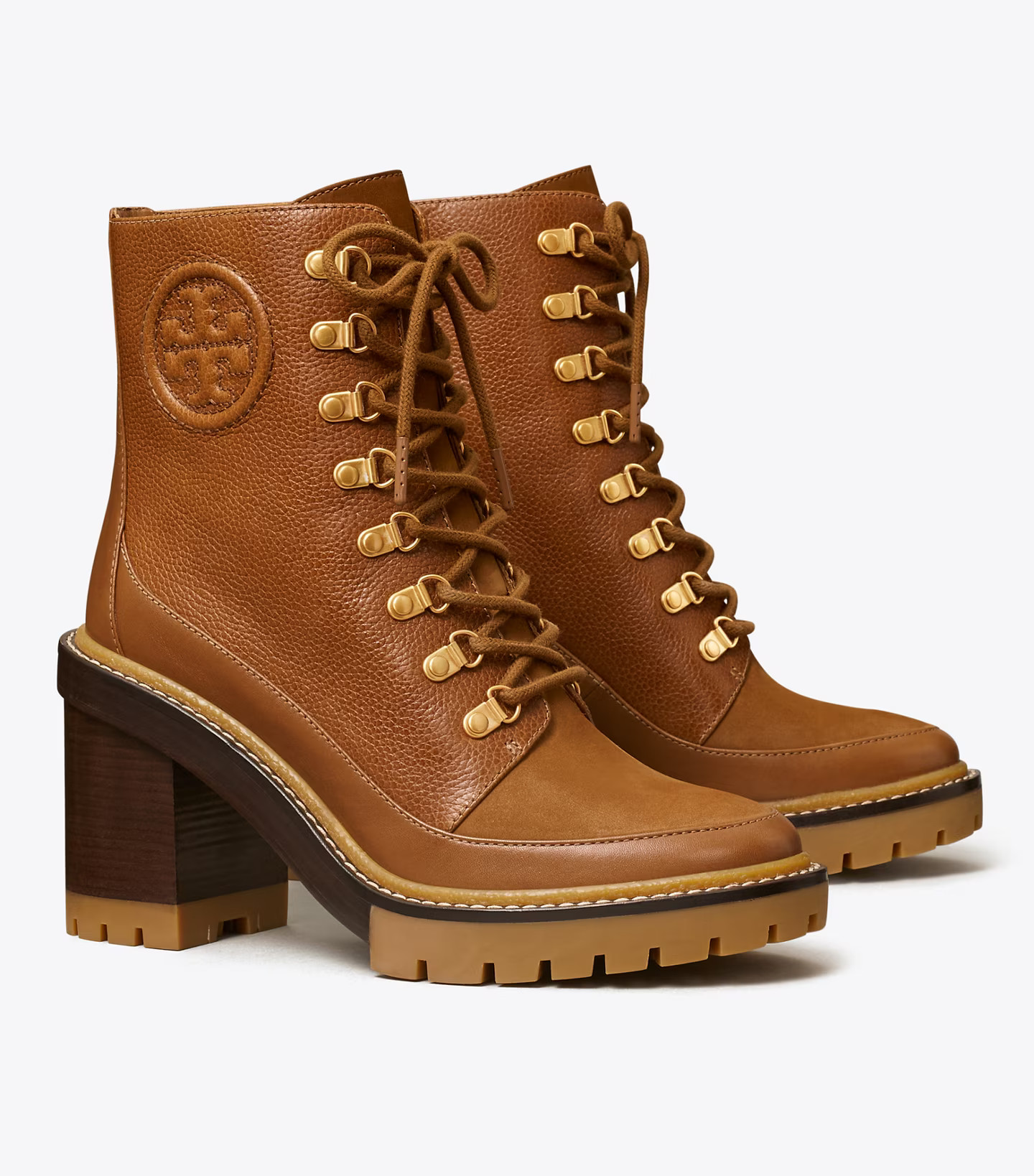 MILLER MIXED-MATERIALS LUG SOLE BOOT | Tory Burch (US)