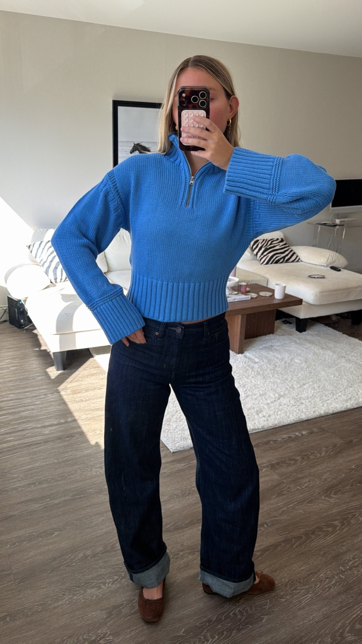 Im wearing a small sweater and 25 in the jeans!! #injcrew #ad @jcrew

#LTKootd #LTKSeasonal #LTKSaleAlert