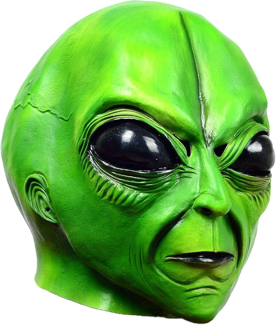 Alien mask Realistic latex mask Halloween Mask Latex Party Adult Mask | Amazon (US)