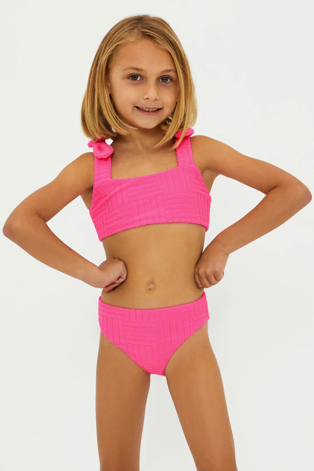 Little Stella Two Piece Strawberry Moon Terry | Girls Swimwear | Beach Riot | Beach Riot