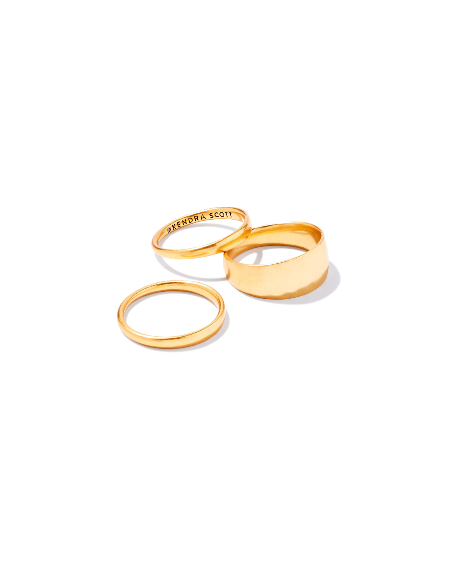 Terra Ring Set of 3 in Vintage Gold | Kendra Scott