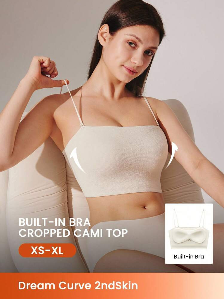 LUVLETTE Reggiseno Sportivo Senza Cuciture E Senza Fili Dream Curve 2ndSkin, Intimo Da Indossare Come Abbigliamento Esterno, Basic, Libertà Di Movimento, Canottiera, Top Tubo, Outfit Comodi E Essenziali, Adatti Anche Per Adolescenti, Giovani E Bambine | SHEIN