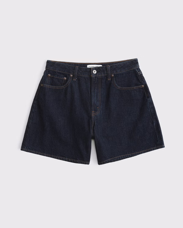 Curve Love High Rise Loose Short | Abercrombie & Fitch (US)