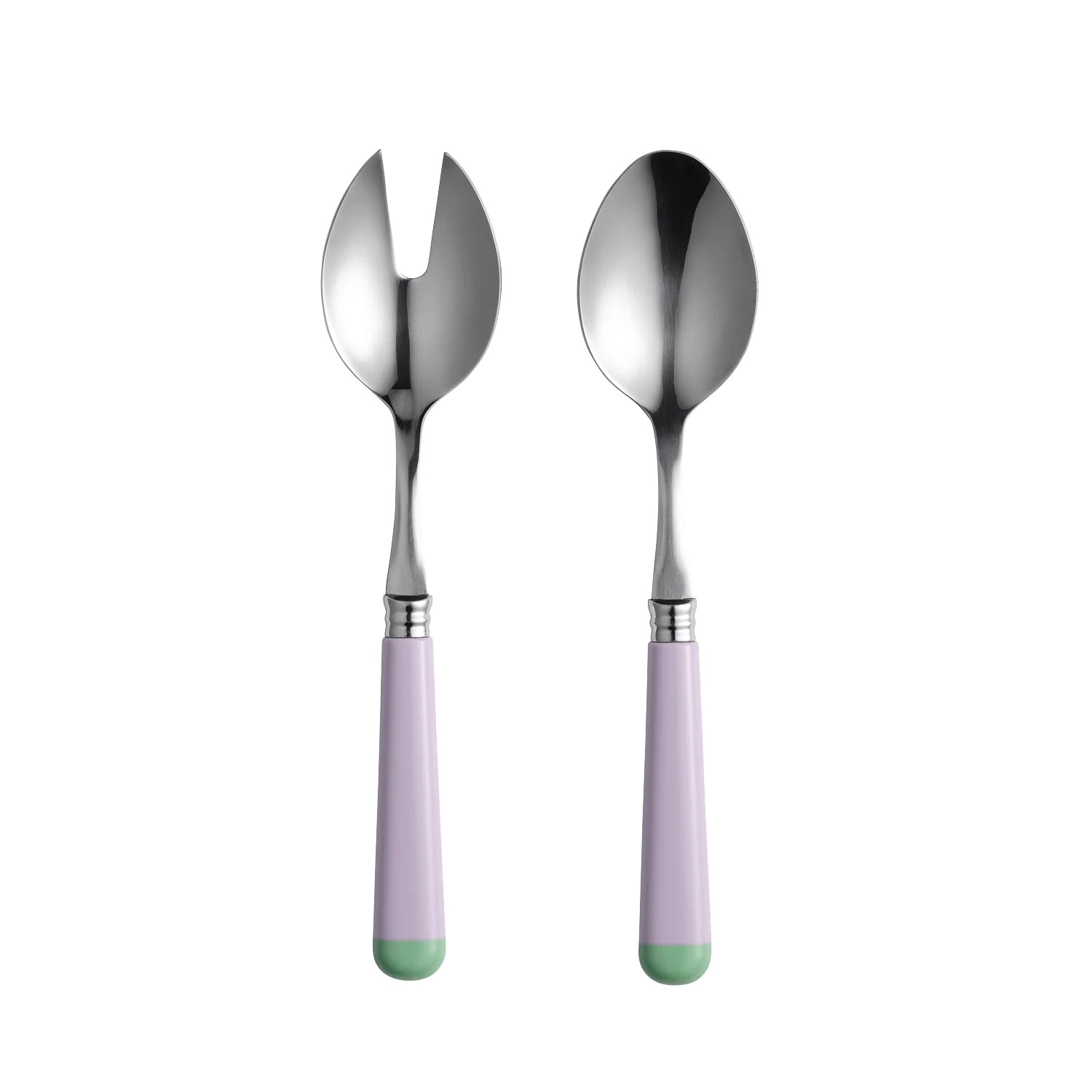 Lilac and Mint Salad Servers | In The Roundhouse