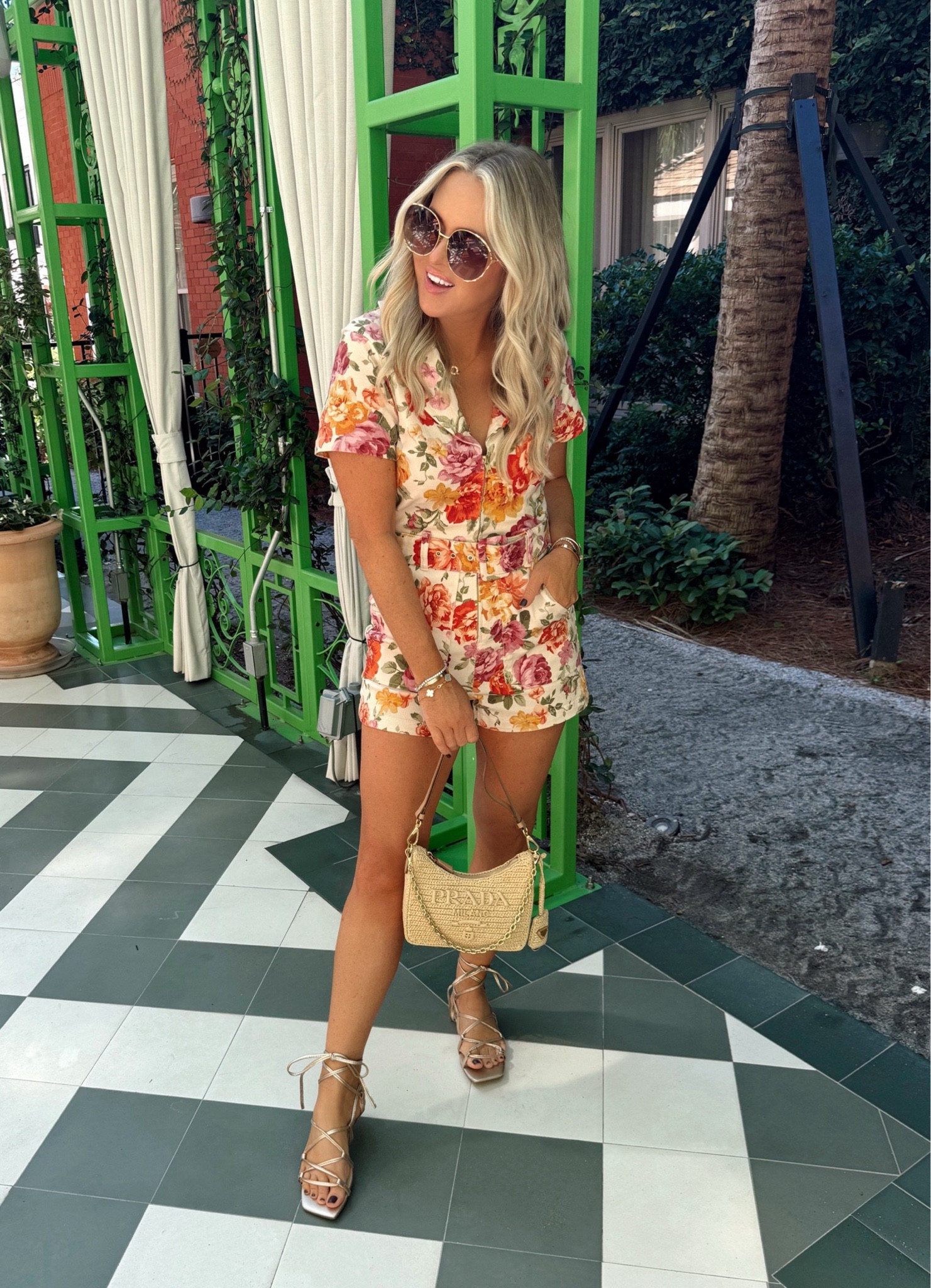 This romper was great for the hot Savannah weather 👏🏻 

Floral. Romper. Travel style. Event fashion. Trending  

#LTKSeasonal #LTKFindsUnder100 #LTKStyleTip