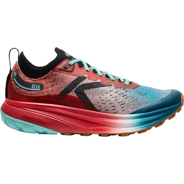 Men's KEEN Seek Trail Running Shoes 11.5 Regular Grenadine/Ocean | Scheels