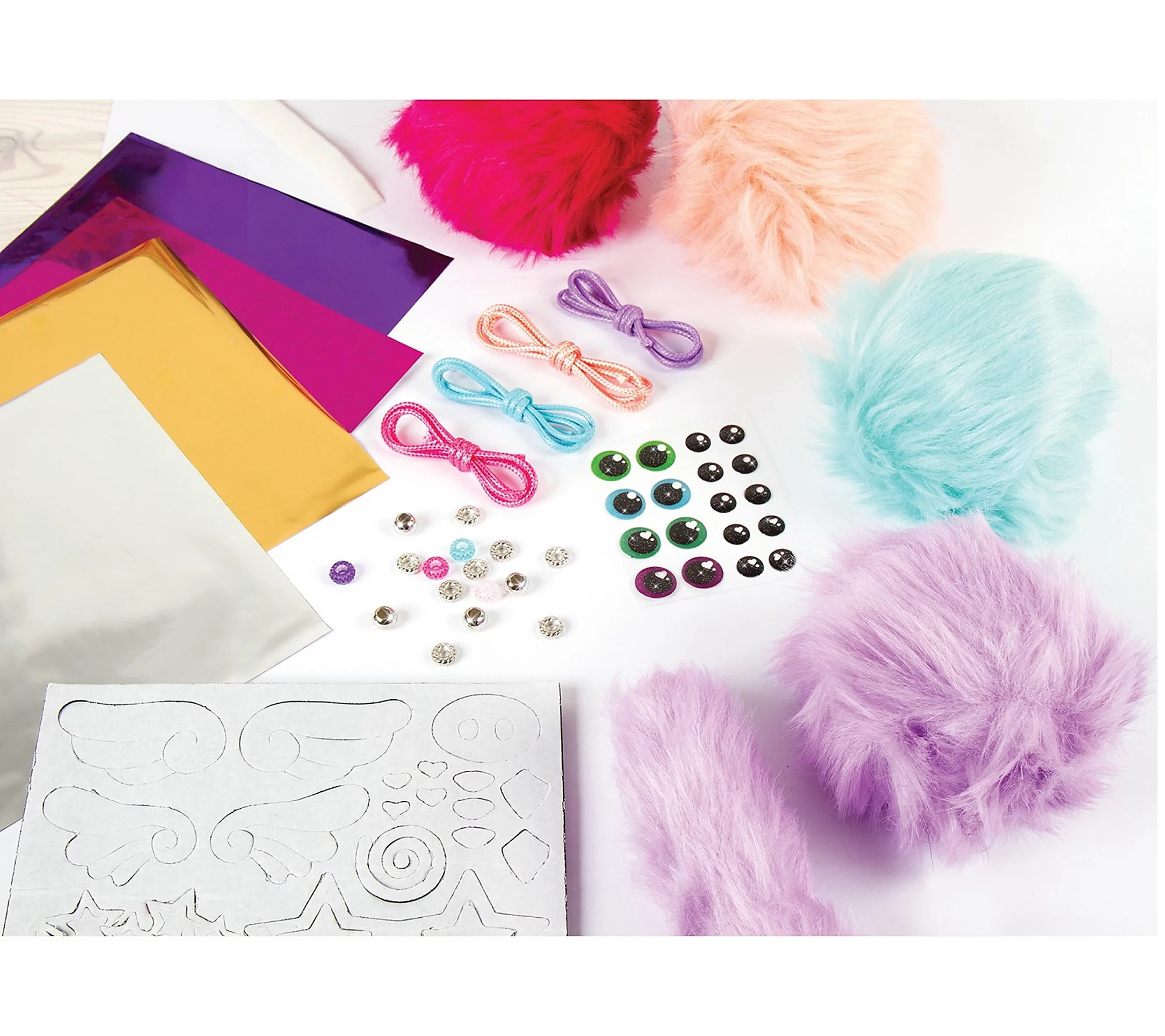 Make It Real: DIY Cuddle Mob - Create 4 Pom PomCharacters | QVC