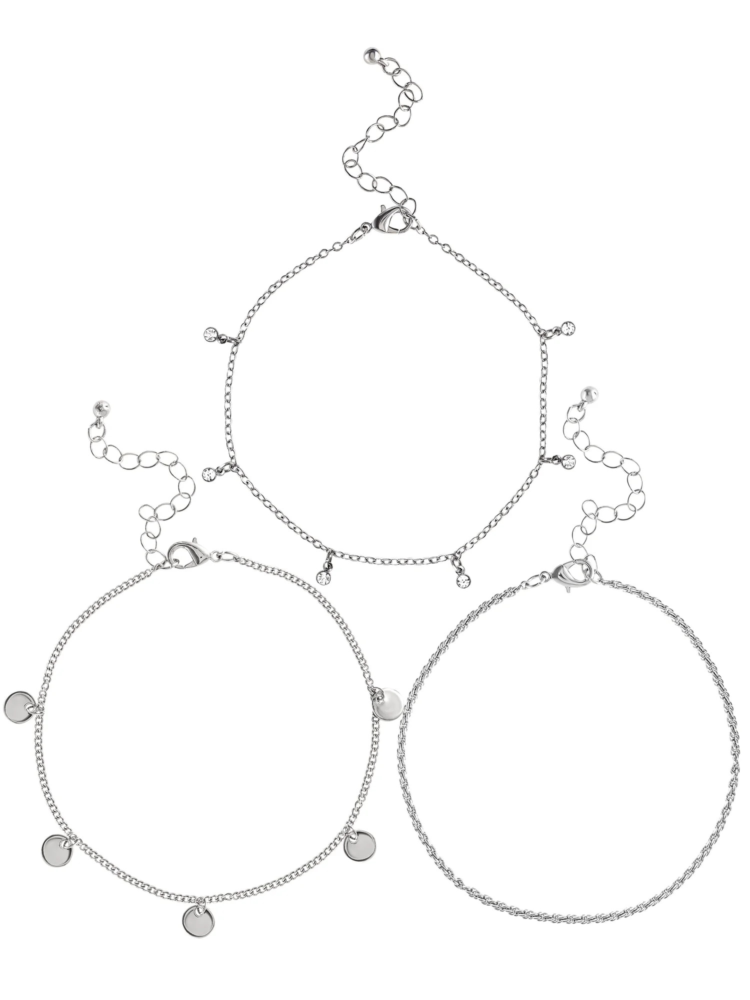 Jessica Simpson Women's Anklet Set, 3-Piece | Walmart (US)