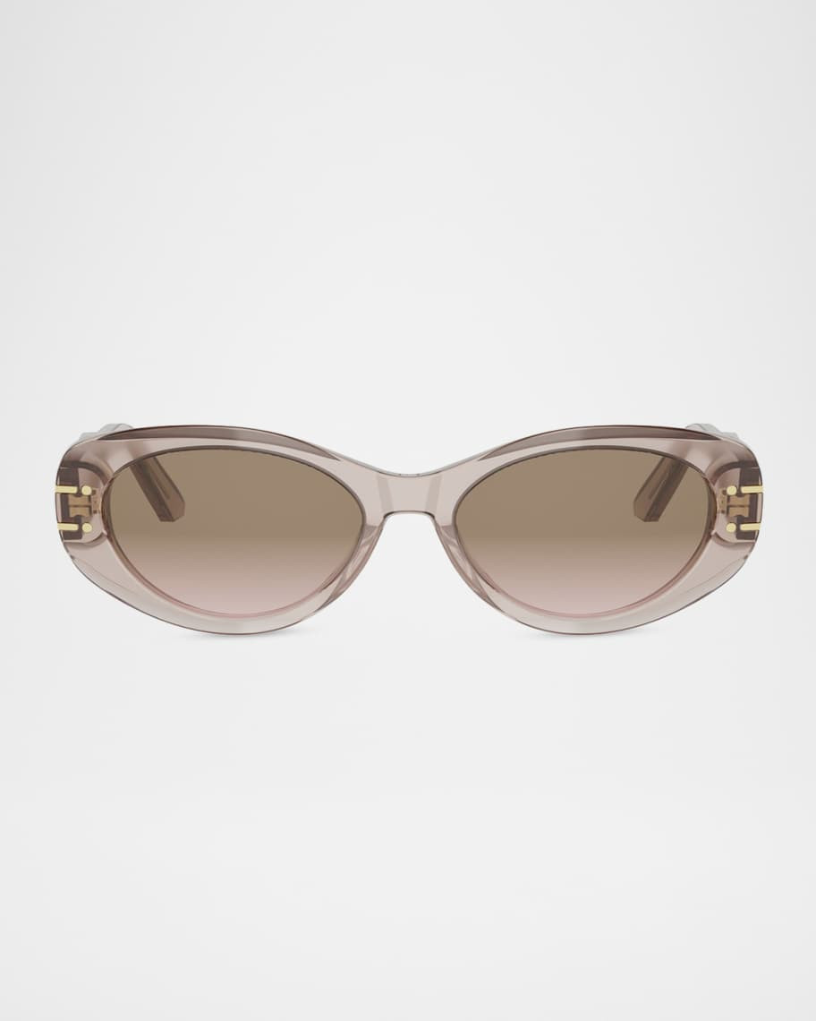 DIOR DiorSignature B8U 53mm Oval Sunglasses | Neiman Marcus