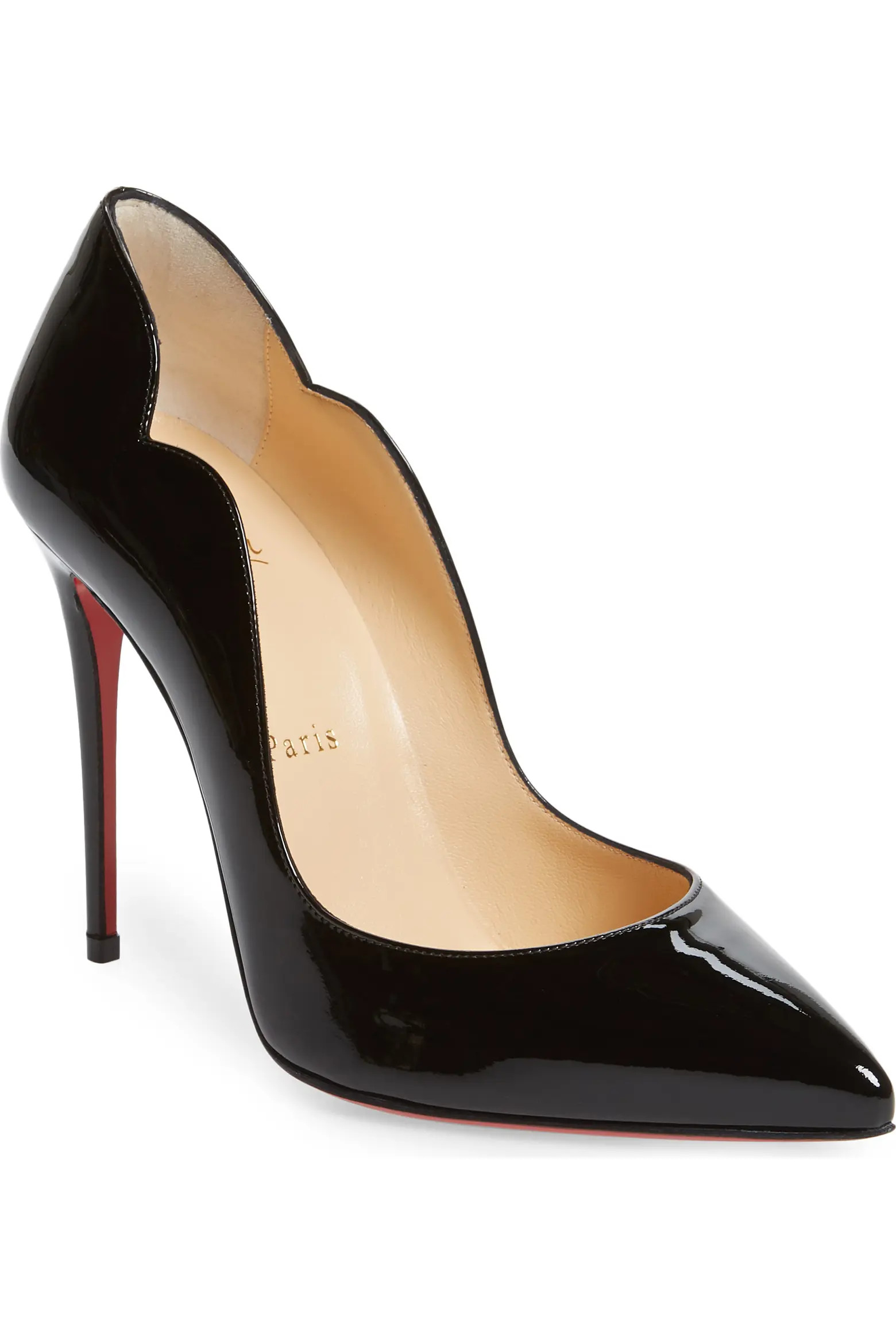 Christian Louboutin Hot Chick Scallop Pointed Toe Pump (Women) | Nordstrom | Nordstrom