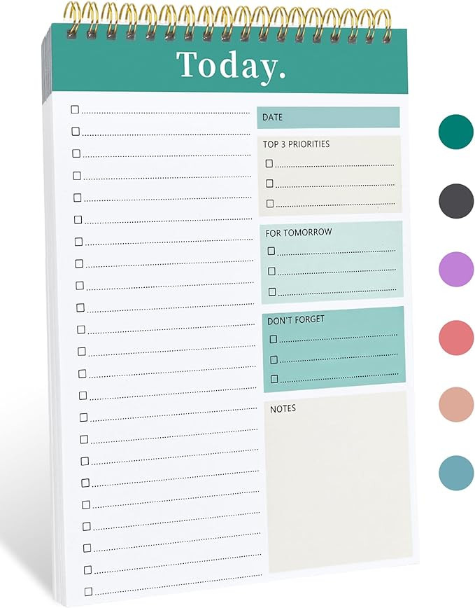 To Do List Notepad - To Do List Notebook for Work with 52 Sheets, Undated Daily Planner Perfect f... | Amazon (US)
