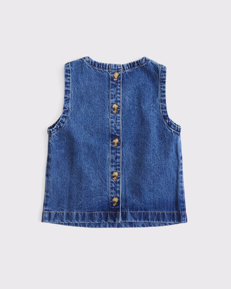 Denim Shell Top | Abercrombie & Fitch (US)