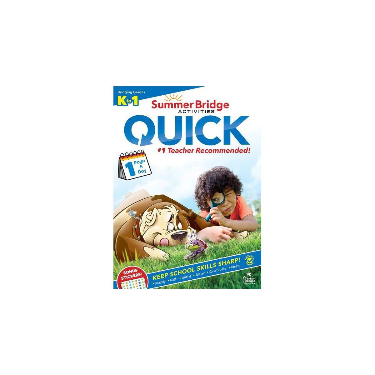 Summer Bridge Activities(r) Quick, Grades K - 1 - (Paperback) | Target