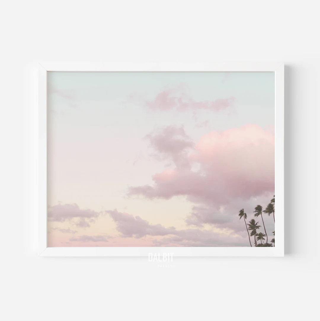 Pastel Cloud Horizon Print  Cloud Photography Pastel Wall Art - Etsy | Etsy (US)